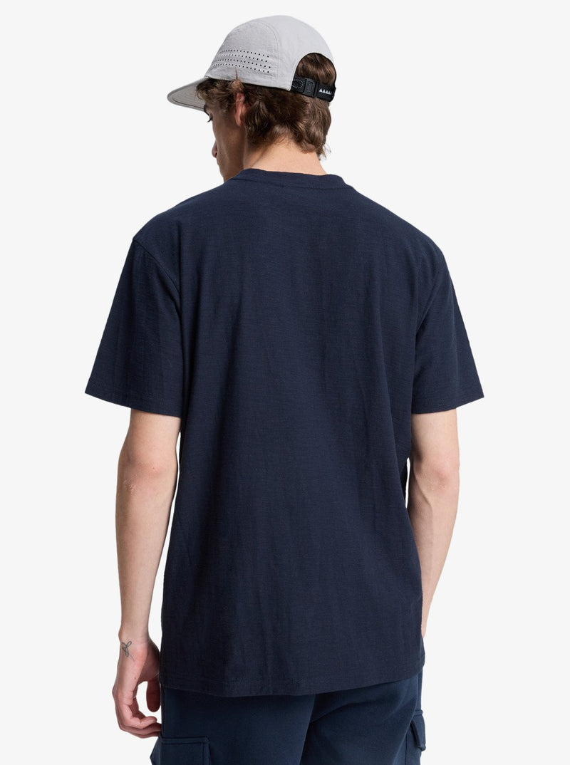 Load image into Gallery viewer, Quiksilver Men&#39;s Slub Roundneck Short Sleeve T-Shirt Dark Navy EQYKT04391_KTP0
