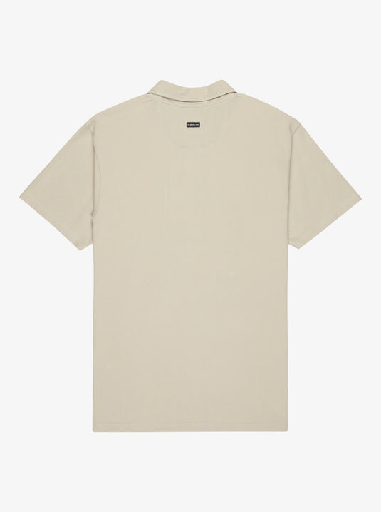 Quiksilver Men's Mw Pique Polo T-Shirt Moonstruck EQYKT04392-SFQ0