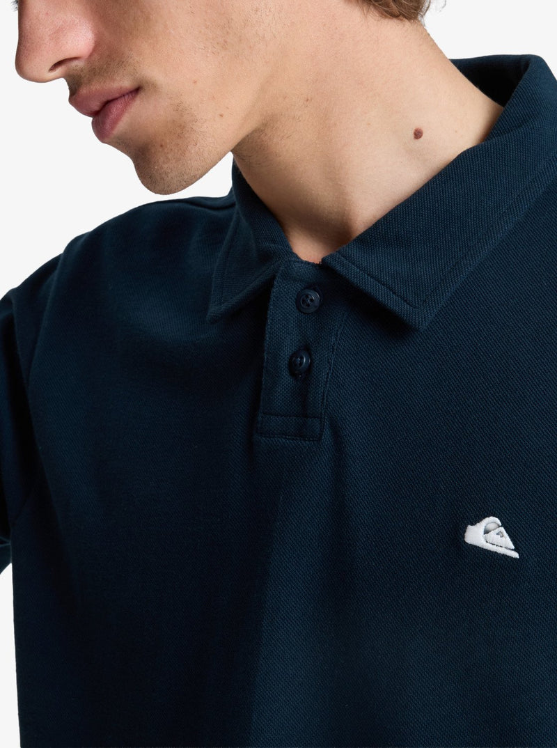 Load image into Gallery viewer, Quiksilver Men&#39;s Mw Pique Polo T-Shirt Dark Navy EQYKT04392-KTP0
