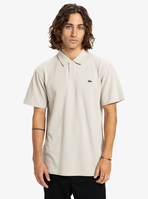 Quiksilver Men's Mw Pique Polo T-Shirt Moonstruck EQYKT04392-SFQ0