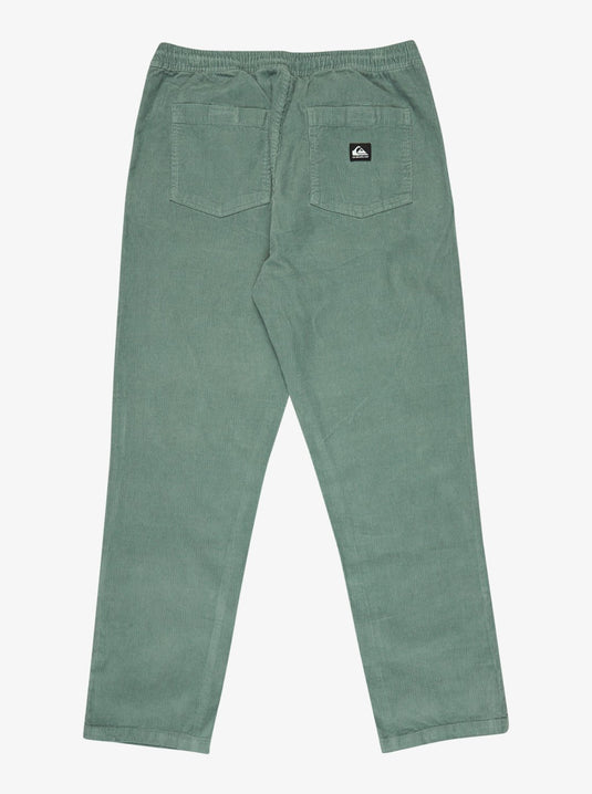 Quiksilver Men's Taxer Corduroy Pants Chinois Green EQYNP03315-GKB0