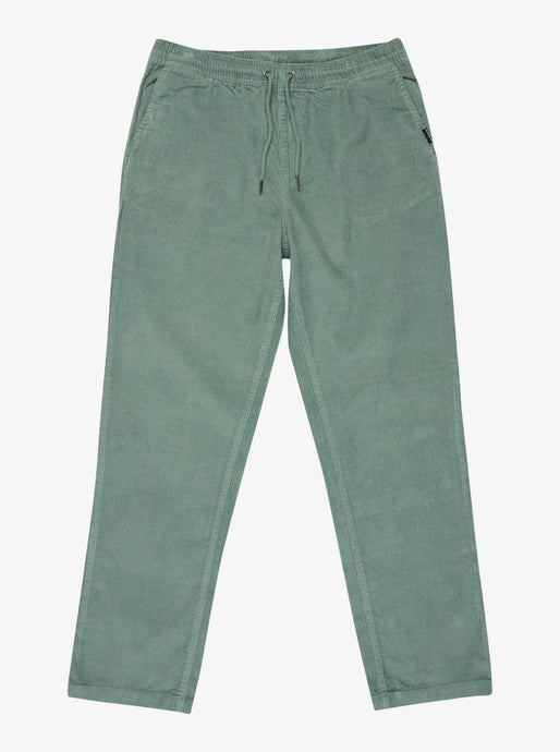 Quiksilver Men's Taxer Corduroy Pants Chinois Green EQYNP03315-GKB0
