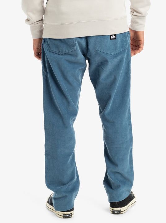 Quiksilver Men's Taxer Corduroy Pants Coronet Blue EQYNP03315-BLQ0