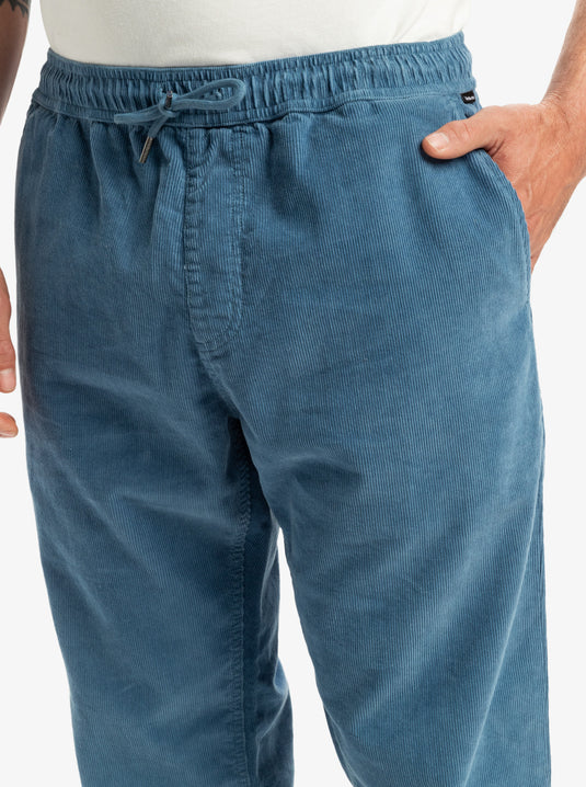 Quiksilver Men's Taxer Corduroy Pants Coronet Blue EQYNP03315-BLQ0