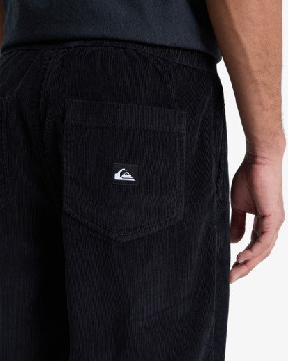 Load image into Gallery viewer, Quiksilver Men&#39;s Tacer Regular Cord Pants Black EQYNP03315-KVJ0
