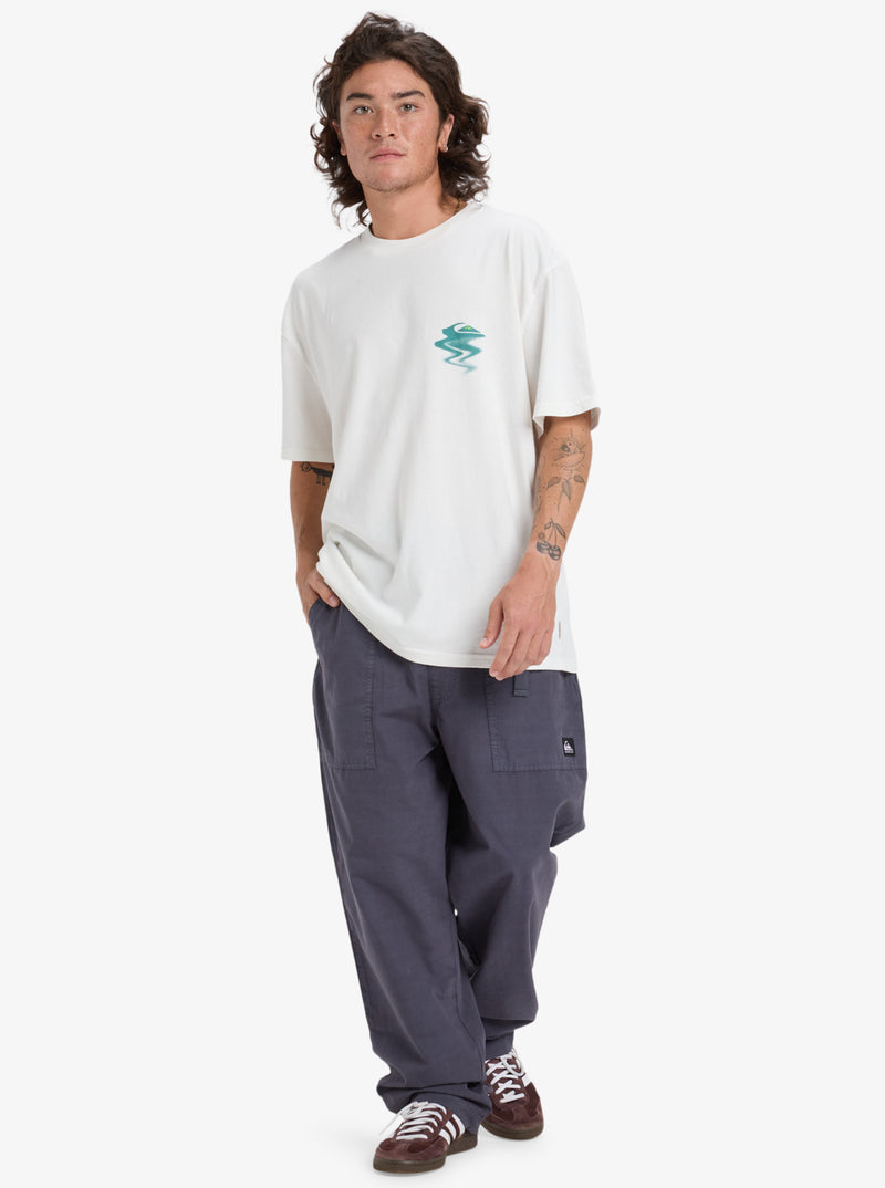 Load image into Gallery viewer, Quilsilver Men&#39;s Double Crown Elastic Waist Pants India Ink EQYNP03326-KSH0
