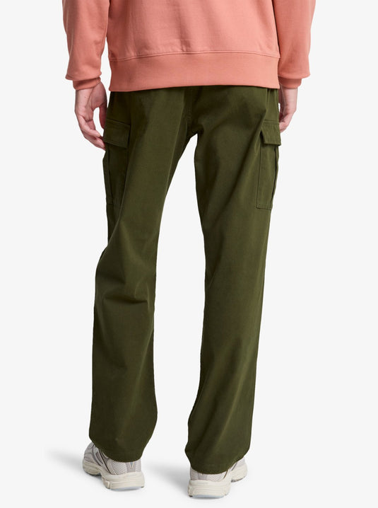 Quiksilver Men's Taxer Regular Cargo Pants Grape Leaf EQYNP03337-CRE0