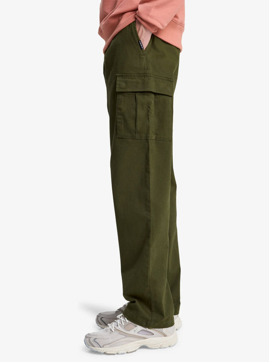 Quiksilver Men's Taxer Regular Cargo Pants Grape Leaf EQYNP03337-CRE0