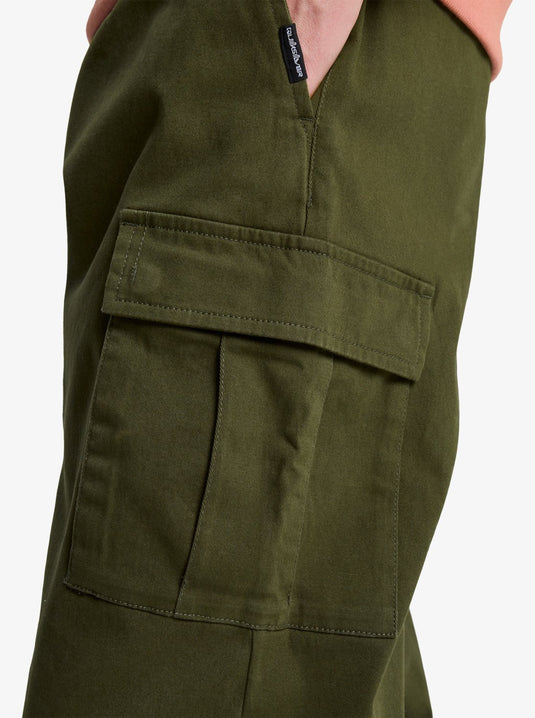 Quiksilver Men's Taxer Regular Cargo Pants Grape Leaf EQYNP03337-CRE0