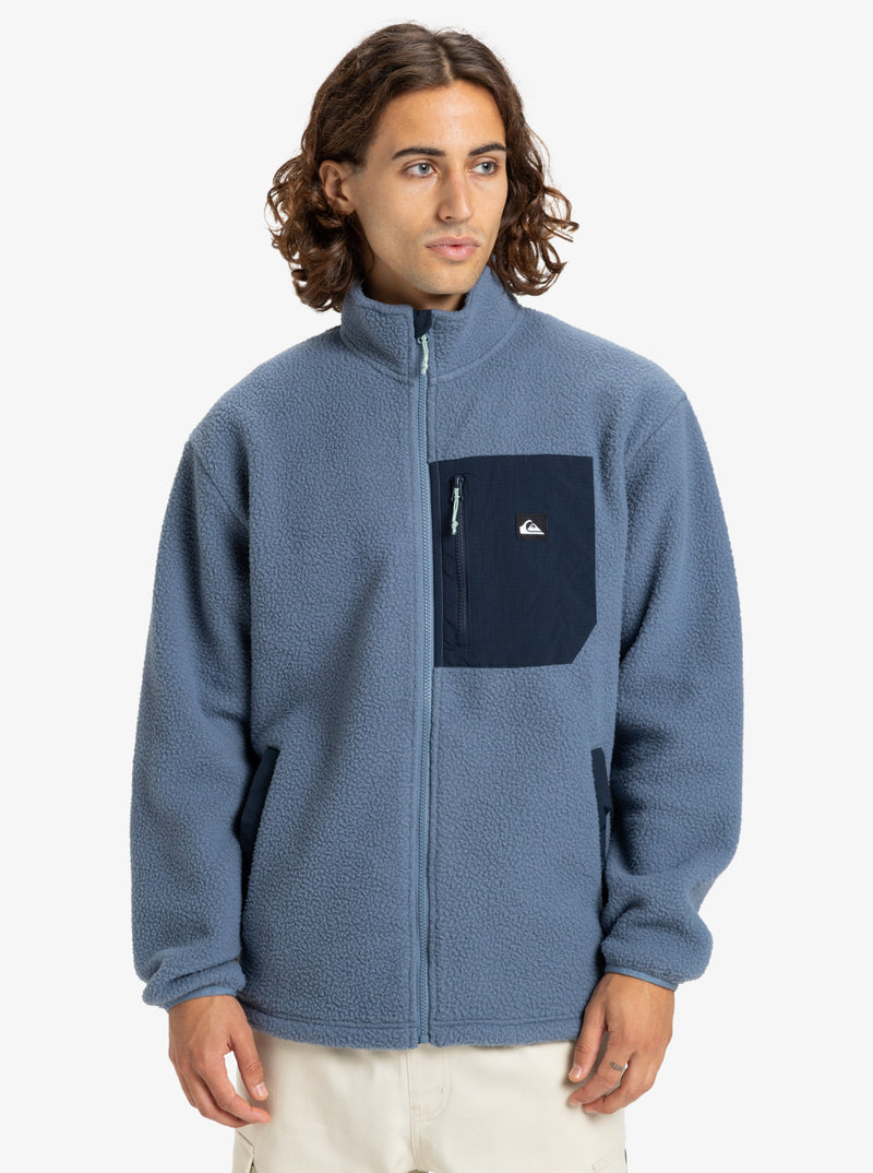 Load image into Gallery viewer, Quiksilver Men&#39;s Clean Coast Full Zip Fleece China Blue EQYPF03066-BND0
