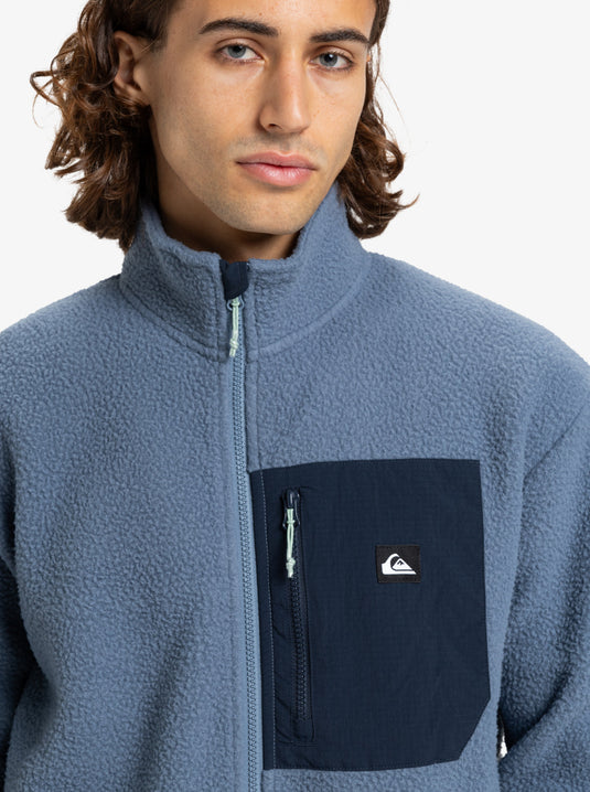 Quiksilver Men's Clean Coast Full Zip Fleece China Blue EQYPF03066-BND0