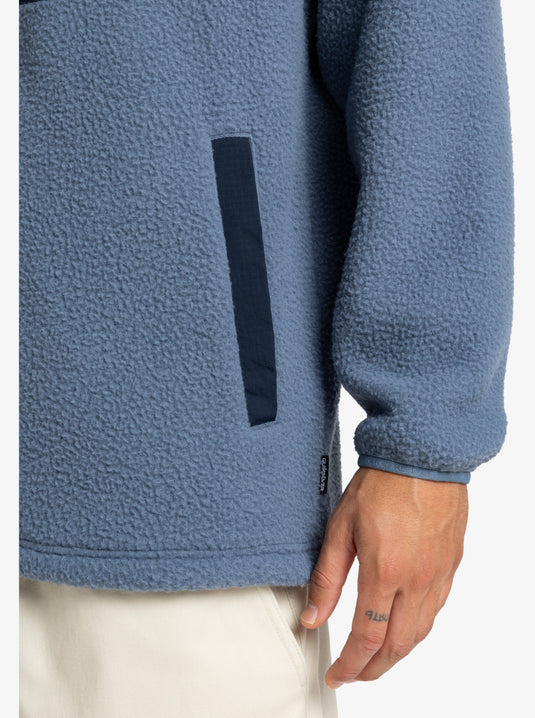 Quiksilver Men's Clean Coast Full Zip Fleece China Blue EQYPF03066-BND0