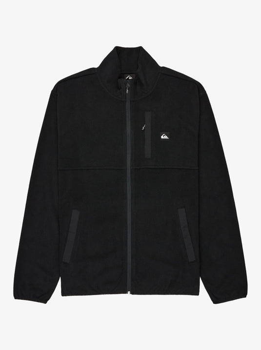 Quiksilver Mens' No Destination Full Zip Fleece Black EQYPF03071-KVJ0