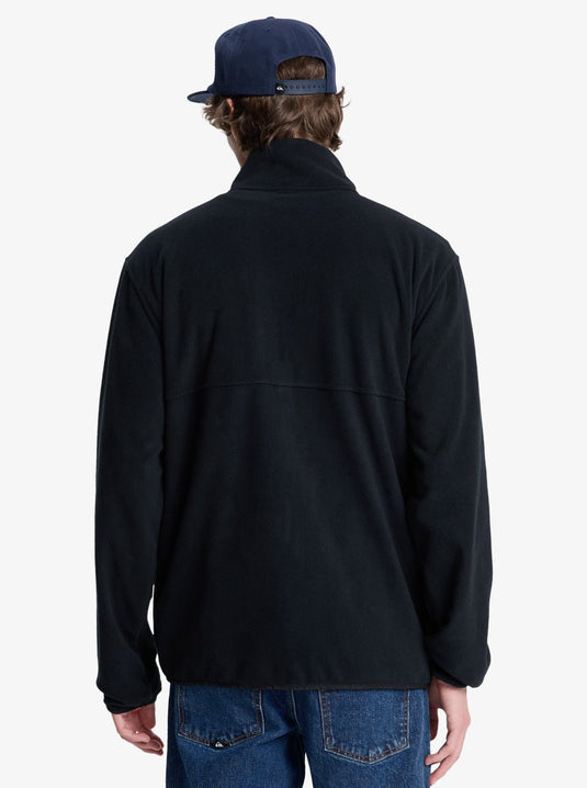 Quiksilver Mens' No Destination Full Zip Fleece Black EQYPF03071-KVJ0