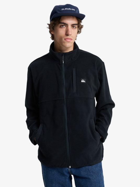 Quiksilver Mens' No Destination Full Zip Fleece Black EQYPF03071-KVJ0