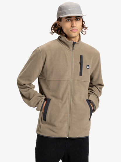 Quiksilver Men's No Destination Full Zip Fleece Fallen Rock EQYPF03071-TZC0