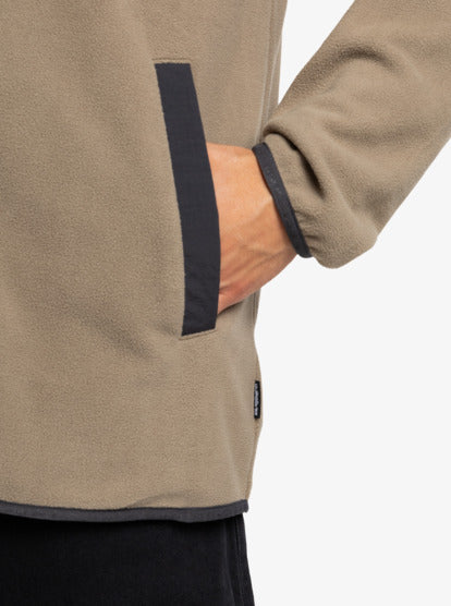 Load image into Gallery viewer, Quiksilver Men&#39;s No Destination Full Zip Fleece Fallen Rock EQYPF03071-TZC0
