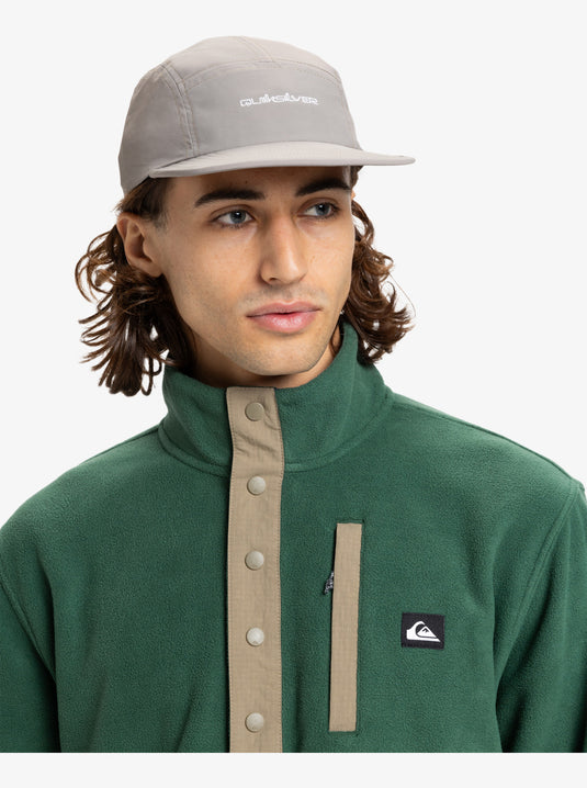 Quiksilver Men's No Destination Hs Half Opening With Snaps Micro Fleece Trekking Green EQYPF03072_TKR