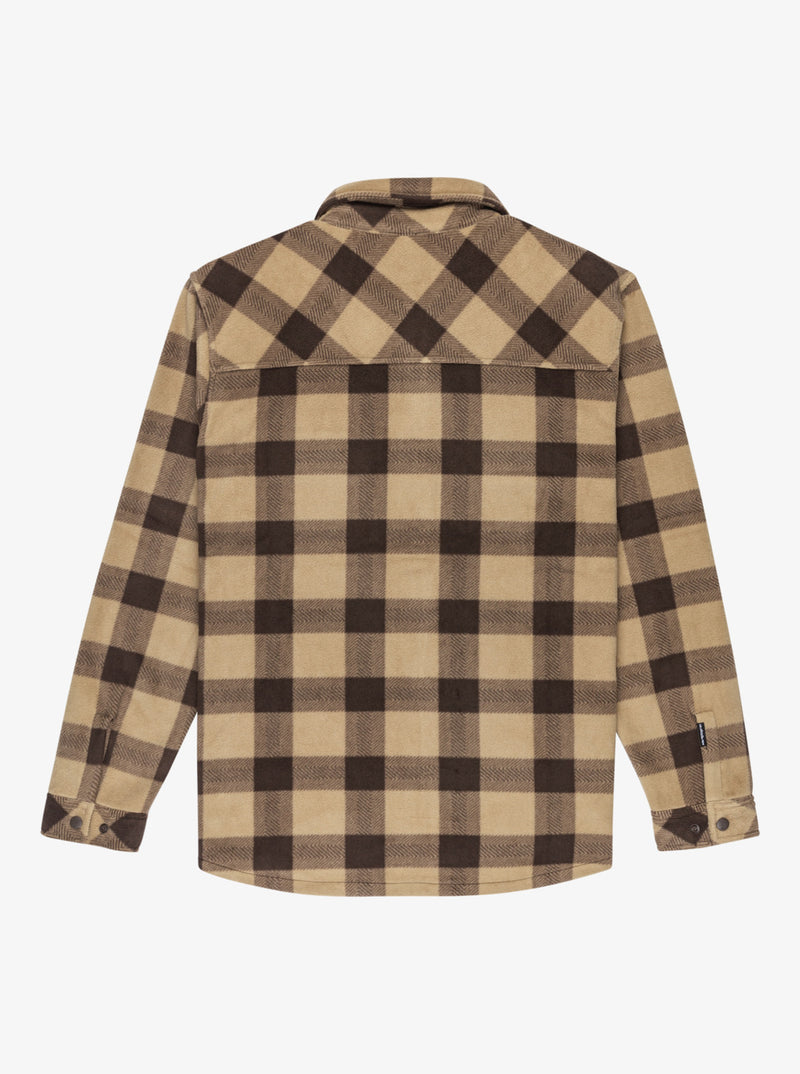Load image into Gallery viewer, Quiksilver Men's Bering Strait Check Long Sleeve Check Shirt Sponge Northsea Plaid EQYPF03075-TKP6
