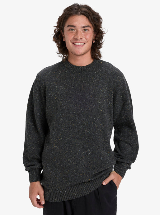 Quiksilver Men's Slow Song Neppy Jumper Tarmac EQYSW03325-KTA0