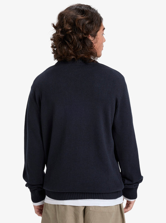 Quiksilver Men's Salt Water Jumper Sweatshirt Dark Navy EQYSW03326-KTP0