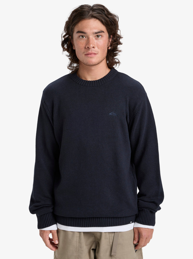 Load image into Gallery viewer, Quiksilver Men&#39;s Salt Water Jumper Sweatshirt Dark Navy EQYSW03326-KTP0
