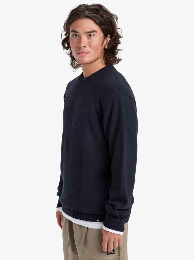 Load image into Gallery viewer, Quiksilver Men&#39;s Salt Water Jumper Sweatshirt Dark Navy EQYSW03326-KTP0
