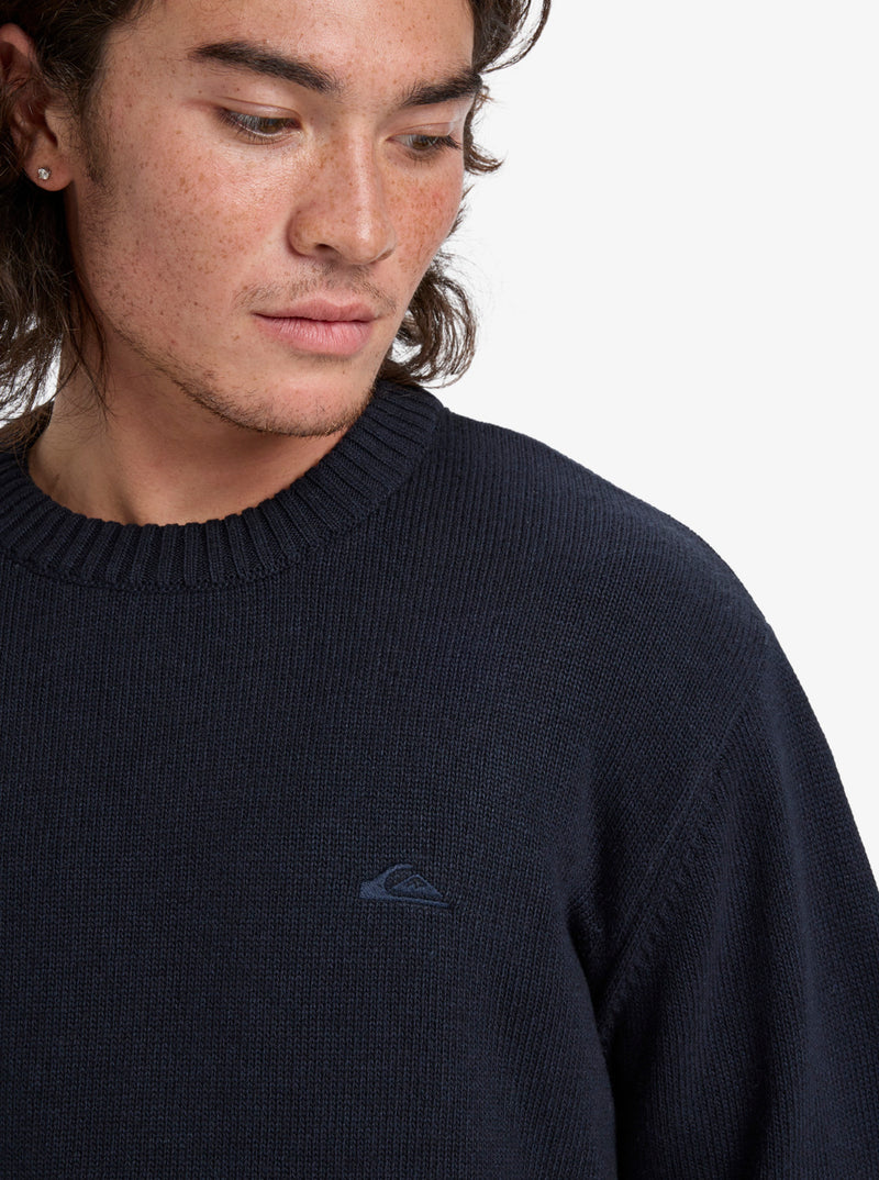 Load image into Gallery viewer, Quiksilver Men&#39;s Salt Water Jumper Sweatshirt Dark Navy EQYSW03326-KTP0
