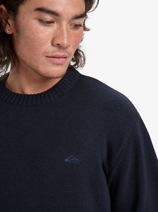 Quiksilver Men's Salt Water Jumper Sweatshirt Dark Navy EQYSW03326-KTP0