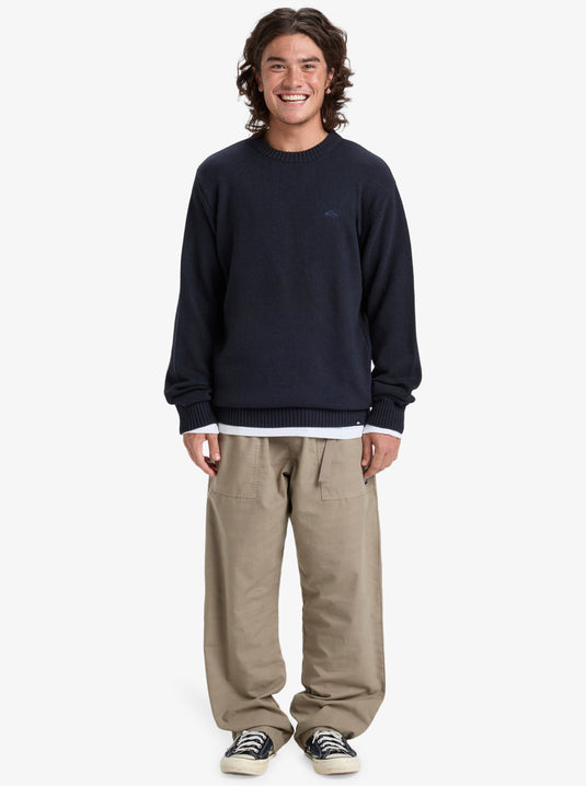 Quiksilver Men's Salt Water Jumper Sweatshirt Dark Navy EQYSW03326-KTP0