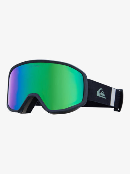 Load image into Gallery viewer, Quiksilver Men's Harper Ski/Snowboard Goggles Black/Clux Green EQYTG03214-KYP0
