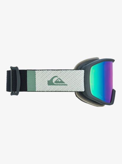 Load image into Gallery viewer, Quiksilver Men's Harper Ski/Snowboard Goggles Black/Clux Green EQYTG03214-KYP0
