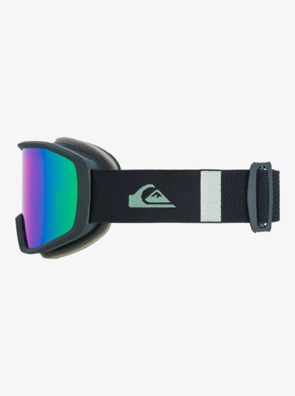 Quiksilver Men's Harper Ski/Snowboard Goggles Black/Clux Green EQYTG03214-KYP0