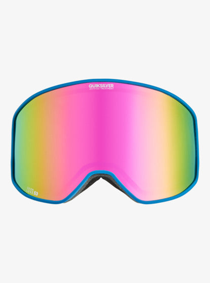 Quiksilver Men's Storm Mirror Lens S3 Goggles True Navy/Lpurple EQYTG03218-BRP0
