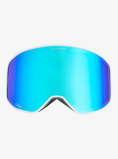 Load image into Gallery viewer, Quiksilver Men's Storm Mirror Lens S3 Goggles White/Blue EQYTG03218-WBN0
