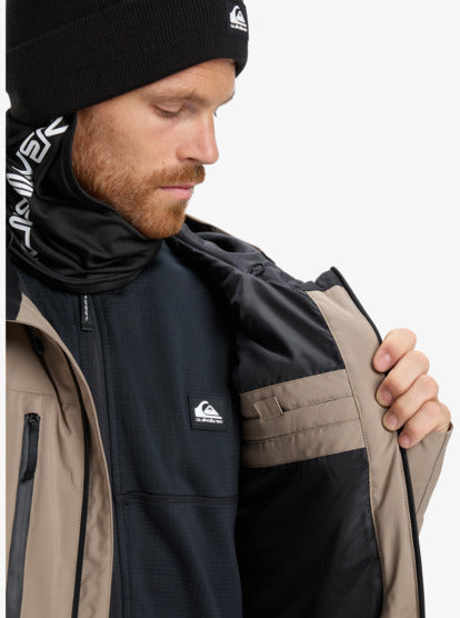 Load image into Gallery viewer, Quiklisver Men's Sycamore Solid 20K Technical Snow Jacket Fallen Rock EQYTJ03502-TZC0
