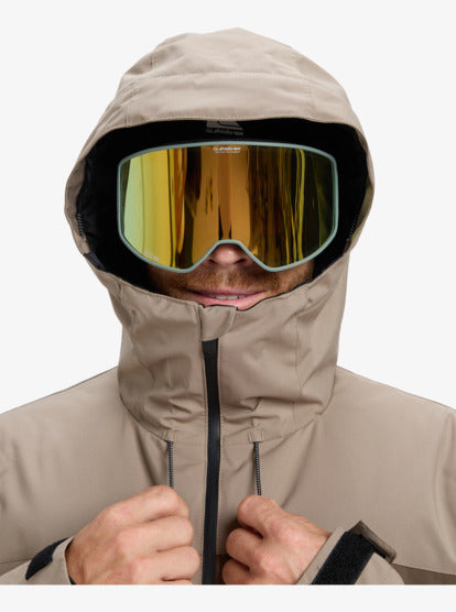 Load image into Gallery viewer, Quiklisver Men's Sycamore Solid 20K Technical Snow Jacket Fallen Rock EQYTJ03502-TZC0
