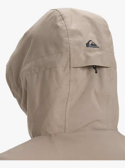 Quiklisver Men's Sycamore Solid 20K Technical Snow Jacket Fallen Rock EQYTJ03502-TZC0