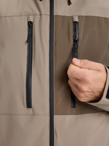 Load image into Gallery viewer, Quiklisver Men's Sycamore Solid 20K Technical Snow Jacket Fallen Rock EQYTJ03502-TZC0
