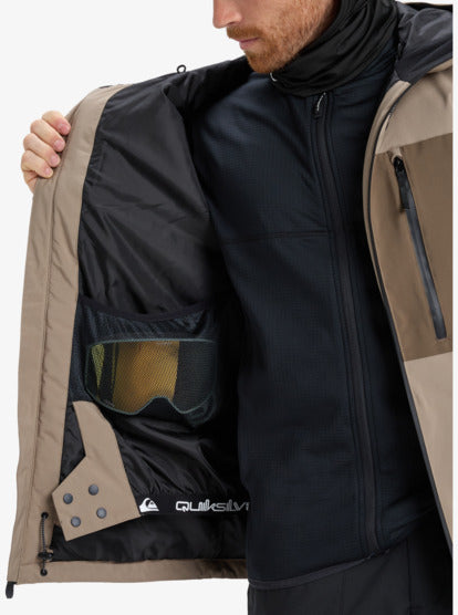 Load image into Gallery viewer, Quiklisver Men's Sycamore Solid 20K Technical Snow Jacket Fallen Rock EQYTJ03502-TZC0
