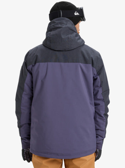 Load image into Gallery viewer, Quiksilver Men's Dawson Snow Jacket Graystone EQYTJ03510-KRB0
