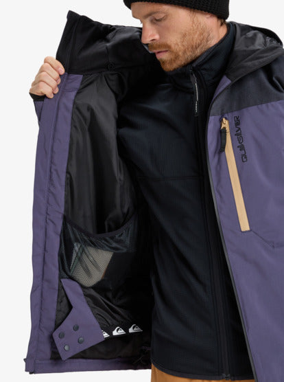 Quiksilver Men's Dawson Snow Jacket Graystone EQYTJ03510-KRB0