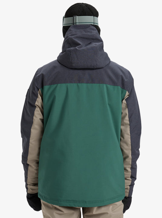 Quiksilver Men's Dawson Snow Jacket Trekking Green EQYTJ03510-TKR