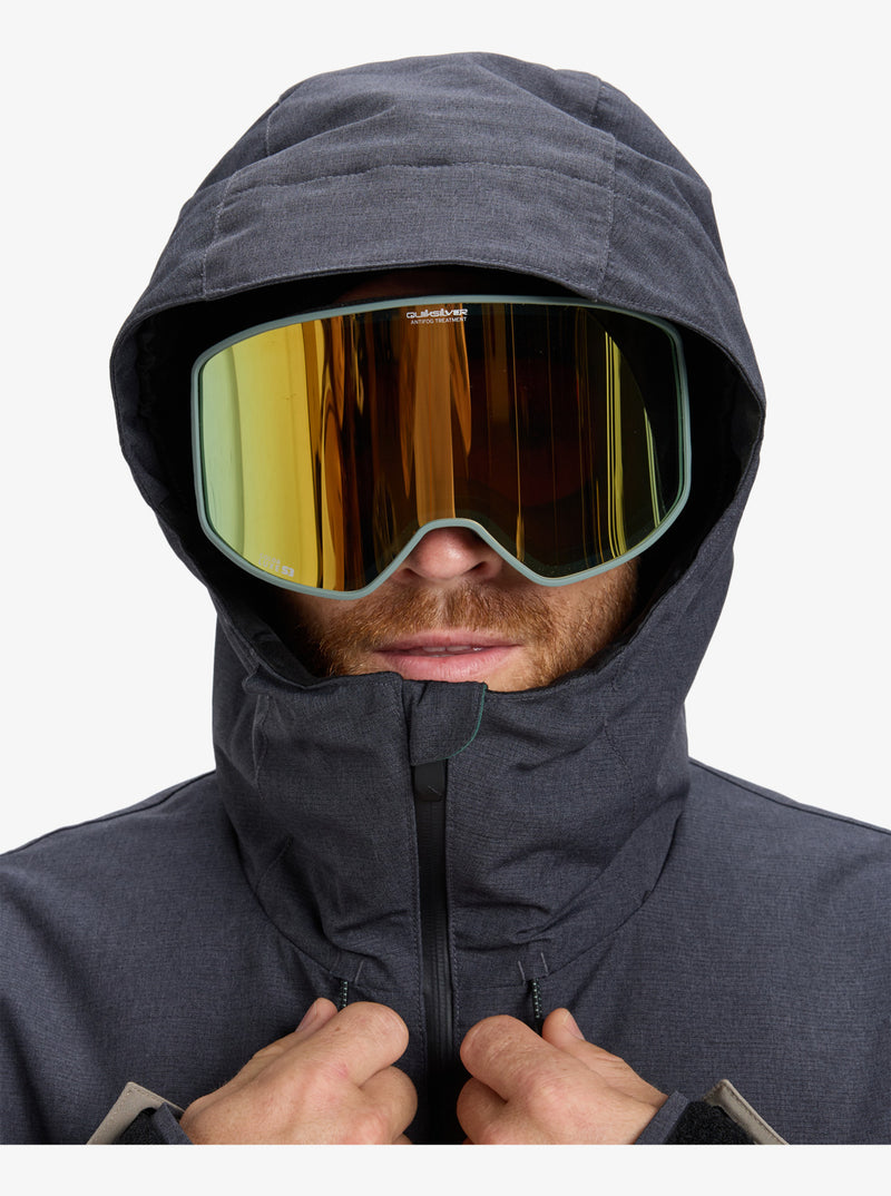 Load image into Gallery viewer, Quiksilver Men&#39;s Dawson Snow Jacket Trekking Green EQYTJ03510-TKR

