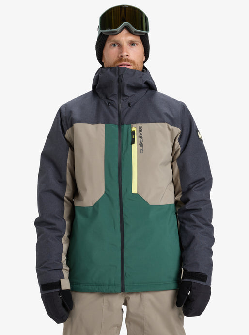 Quiksilver Men's Dawson Snow Jacket Trekking Green EQYTJ03510-TKR