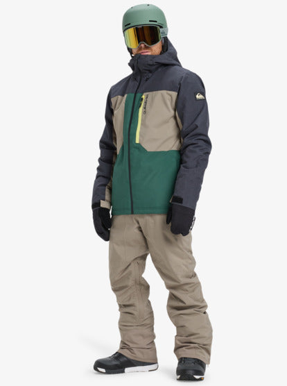 Load image into Gallery viewer, Quiksilver Men&#39;s Dawson Snow Jacket Trekking Green EQYTJ03510-TKR

