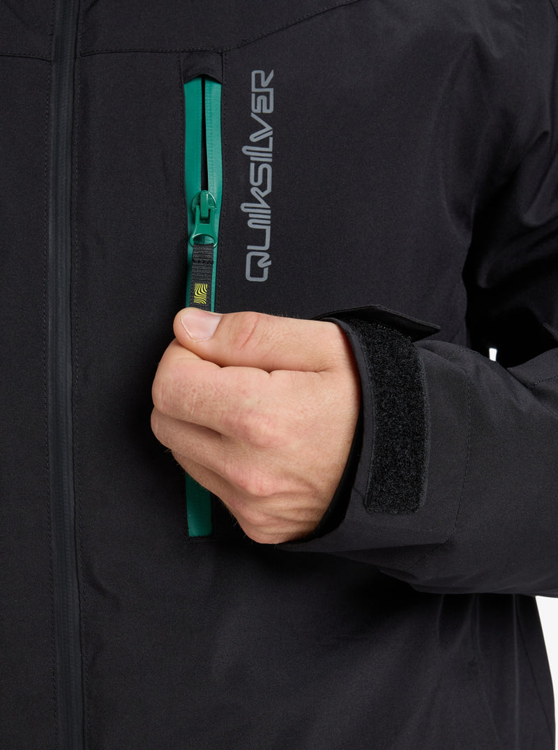 Load image into Gallery viewer, Quiksilver Titano Snow Jacket True Black EQYTJ03513-KVJ0
