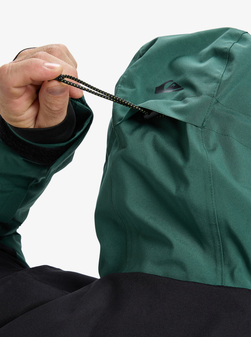 Load image into Gallery viewer, Quiksilver Titano Snow Jacket Trekking Green EQYTJ03513-TKR
