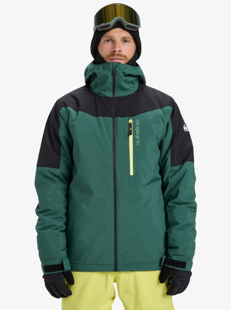 Load image into Gallery viewer, Quiksilver Titano Snow Jacket Trekking Green EQYTJ03513-TKR
