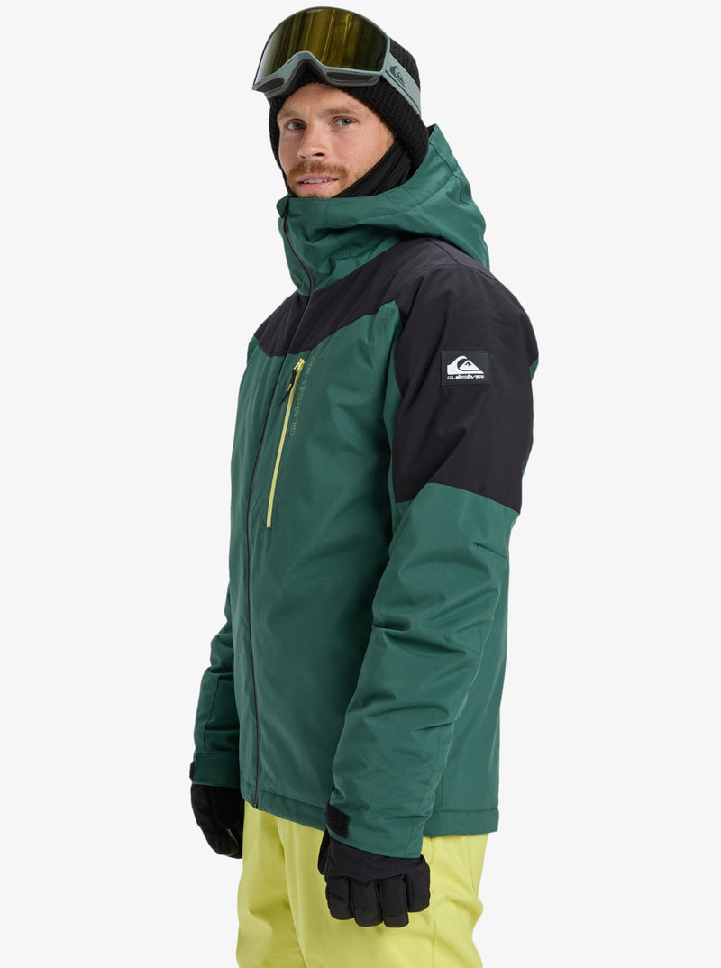 Load image into Gallery viewer, Quiksilver Titano Snow Jacket Trekking Green EQYTJ03513-TKR
